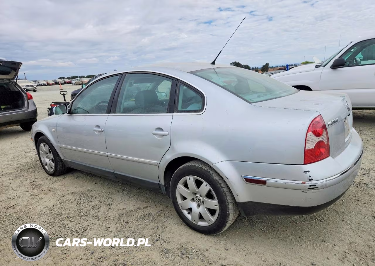 2003 Volkswagen Passat Glx VIN:WVWRH63B03P038324 - 2