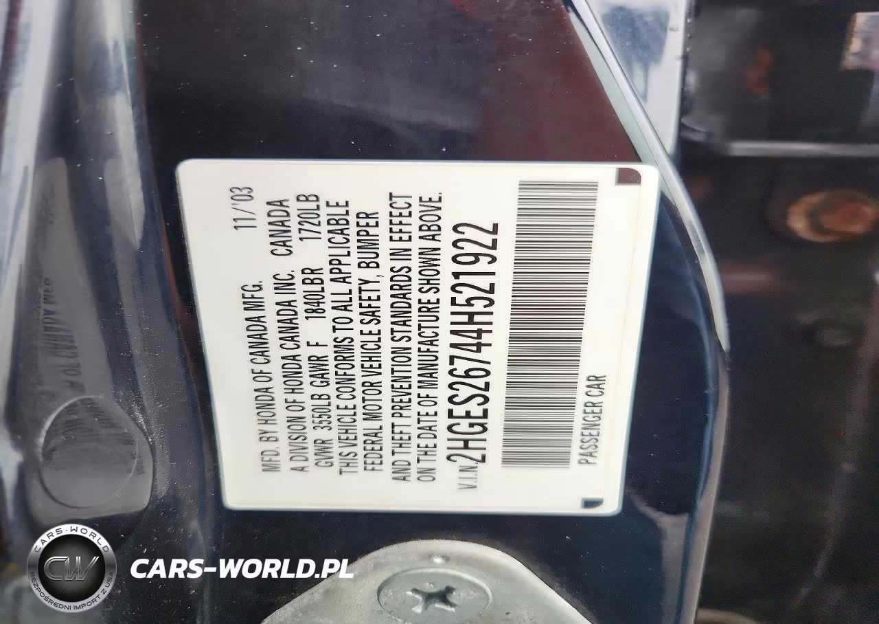 2004 Honda Civic Ex VIN:2HGES26744H521922 - 12