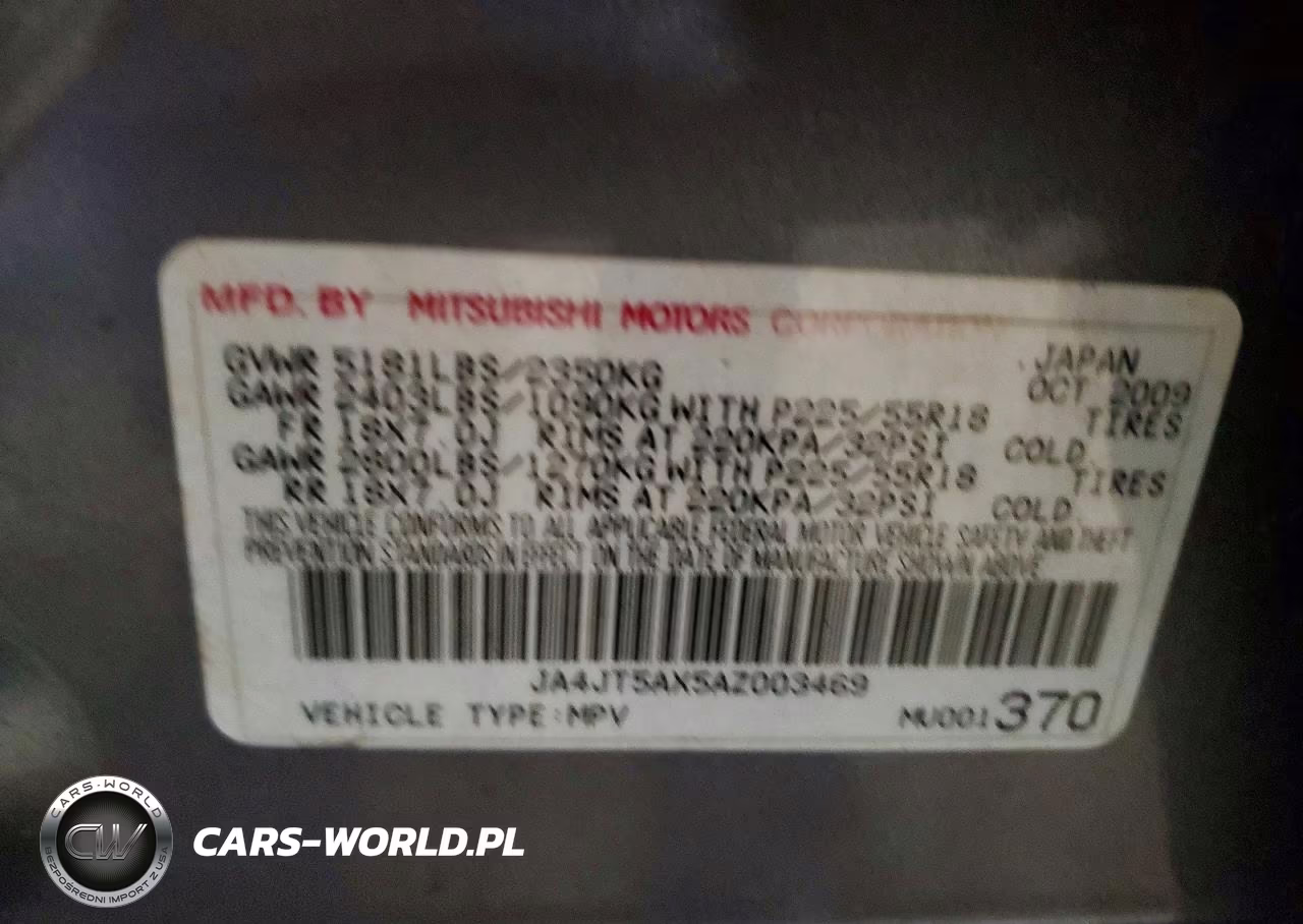 2010 Mitsubishi Outlander Gt VIN:JA4JT5AX5AZ003469 - 14