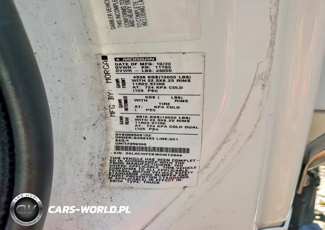 2021 Freightliner Business Class M2 Box Truck VIN:3ALACWFC8MDMT2644 - 13