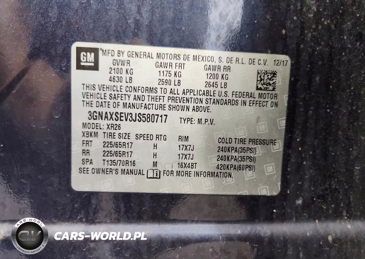 2018 Chevrolet Equinox Lt VIN:3GNAXSEV3JS580717 - 13