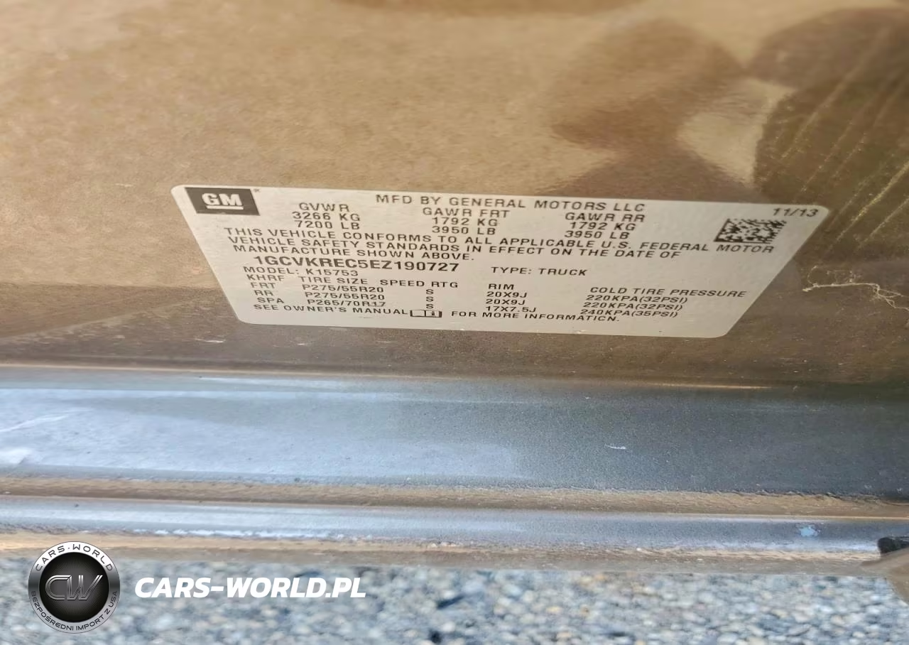 2014 Chevrolet Silverado K1500 Lt VIN:1GCVKREC5EZ190727 - 12