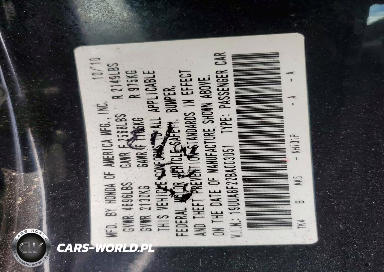 2011 Acura Tl VIN:19UUA8F22BA003051 - 12