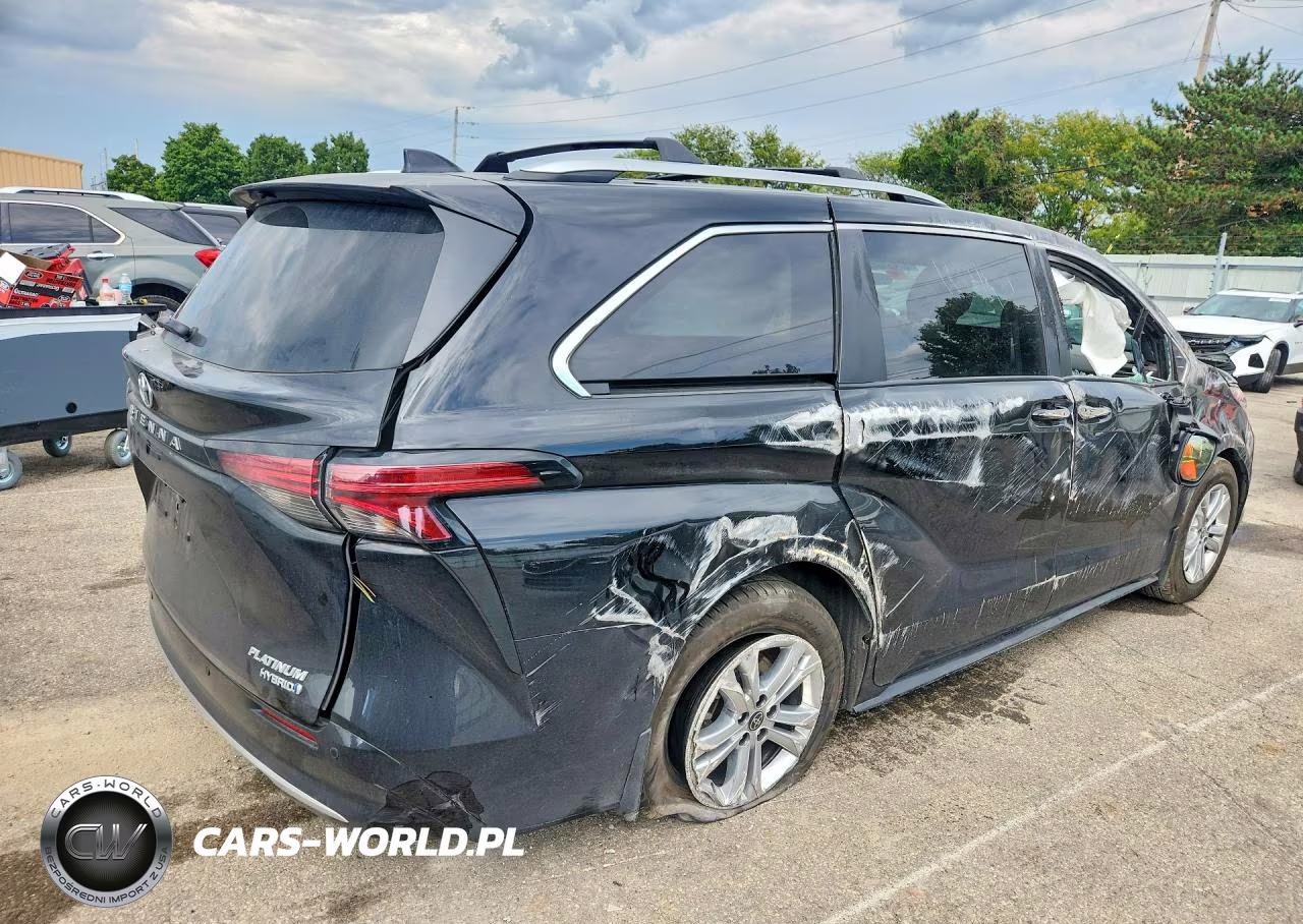2022 Toyota Sienna Platinum 7-Passenger VIN:5TDESKFC2NS067507 - 3