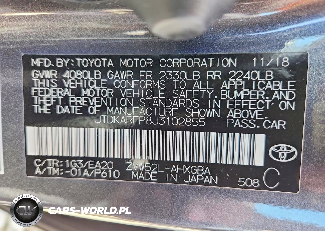 2018 Toyota Prius Prime Premium VIN:JTDKARFP8J3102855 - 12