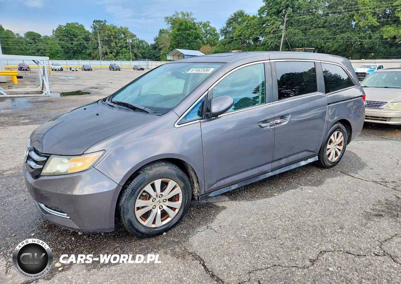 2014 Honda Odyssey Exl VIN:5FNRL5H66EB053864 - 1