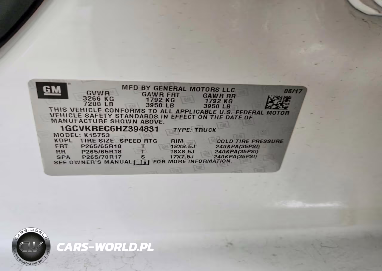 2017 Chevrolet Silverado K1500 Lt VIN:1GCVKREC6HZ394831 - 12
