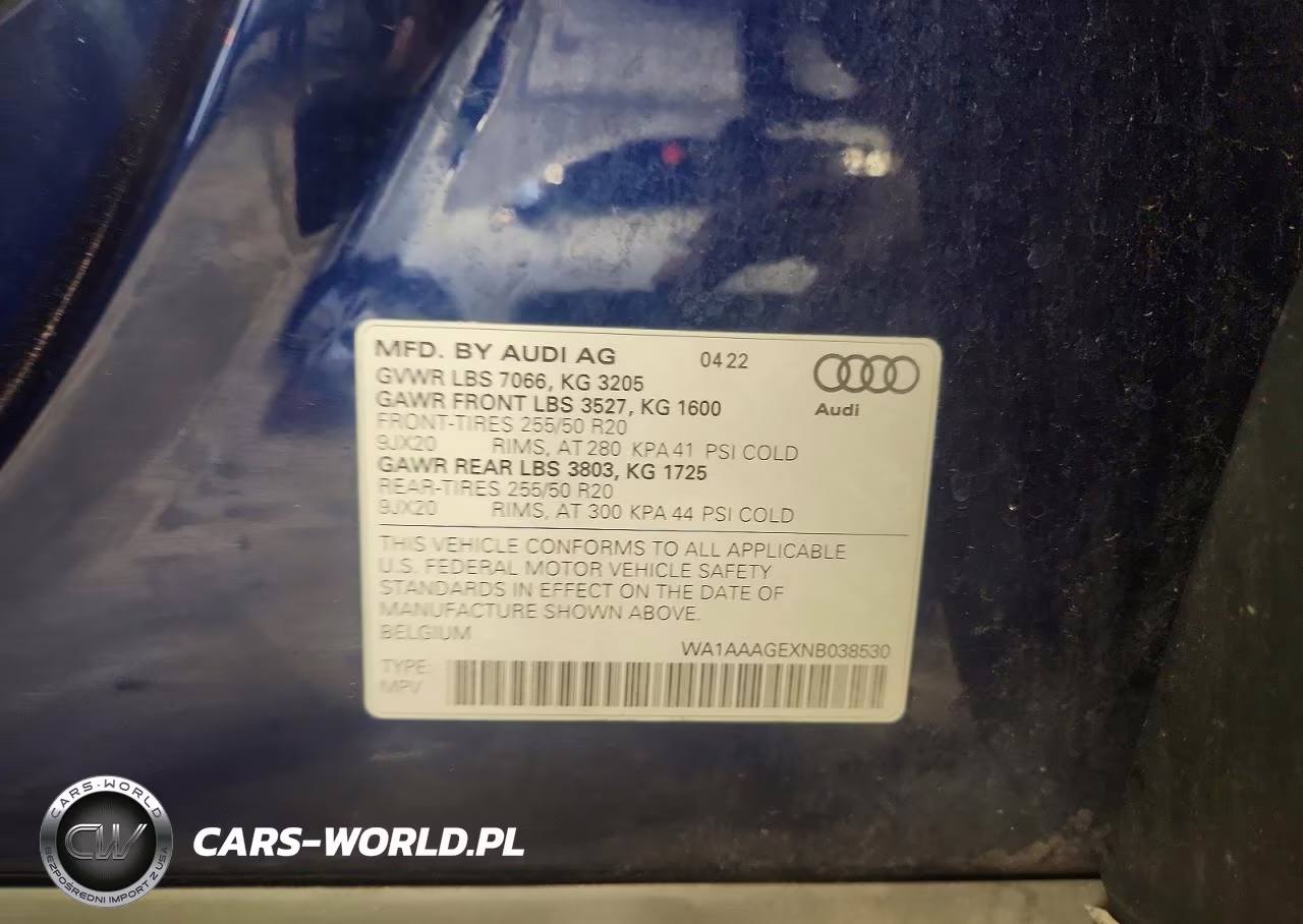 2022 Audi E-Tron Premium VIN:WA1AAAGEXNB038530 - 13