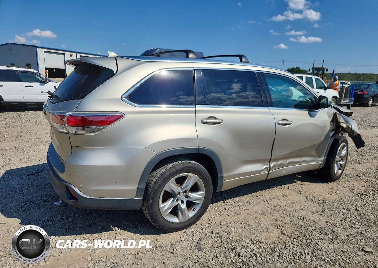2014 Toyota Highlander Limited VIN:5TDYKRFH2ES032841 - 3