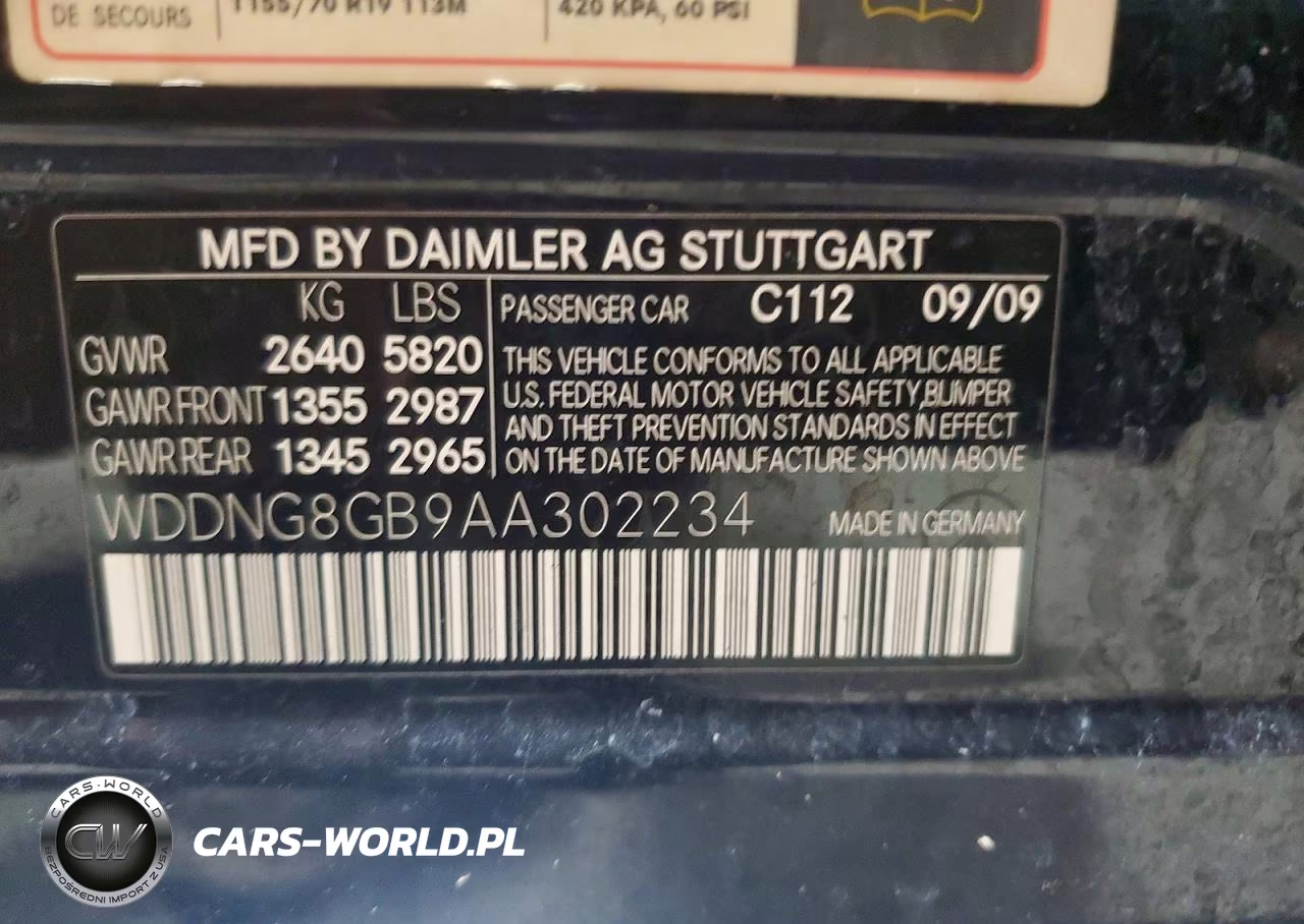 2010 Mercedes-Benz S 550 4Matic VIN:WDDNG8GB9AA302234 - 13