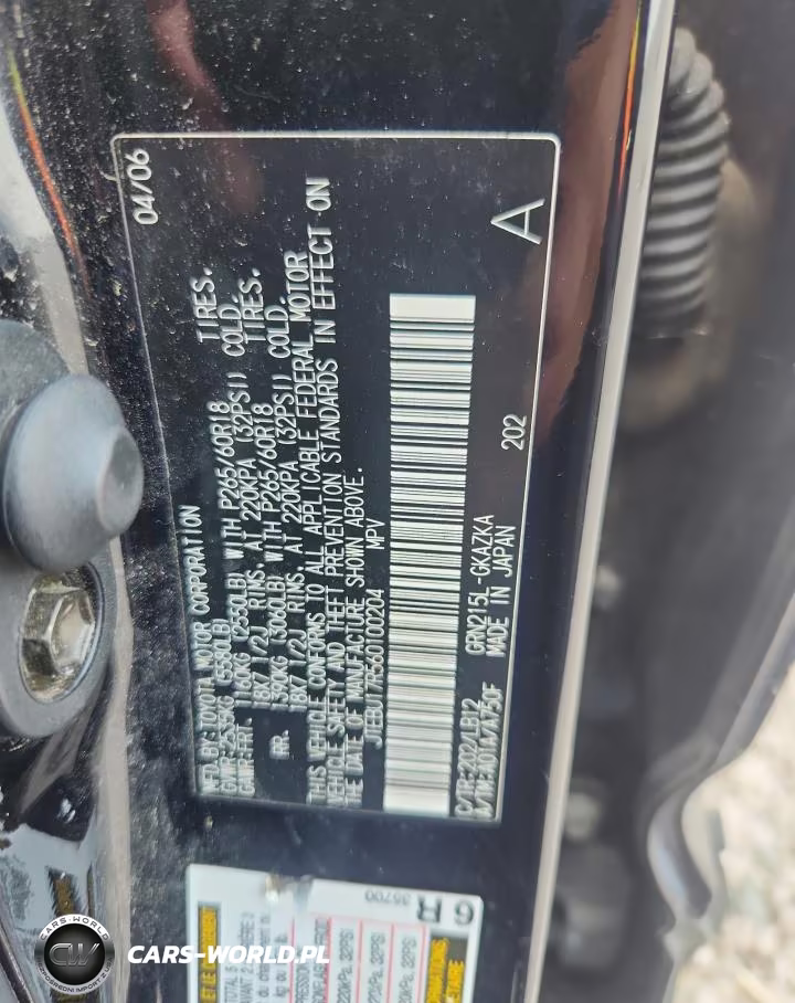 2006 Toyota 4Runner Limited VIN:JTEBU17R560100204 - 13