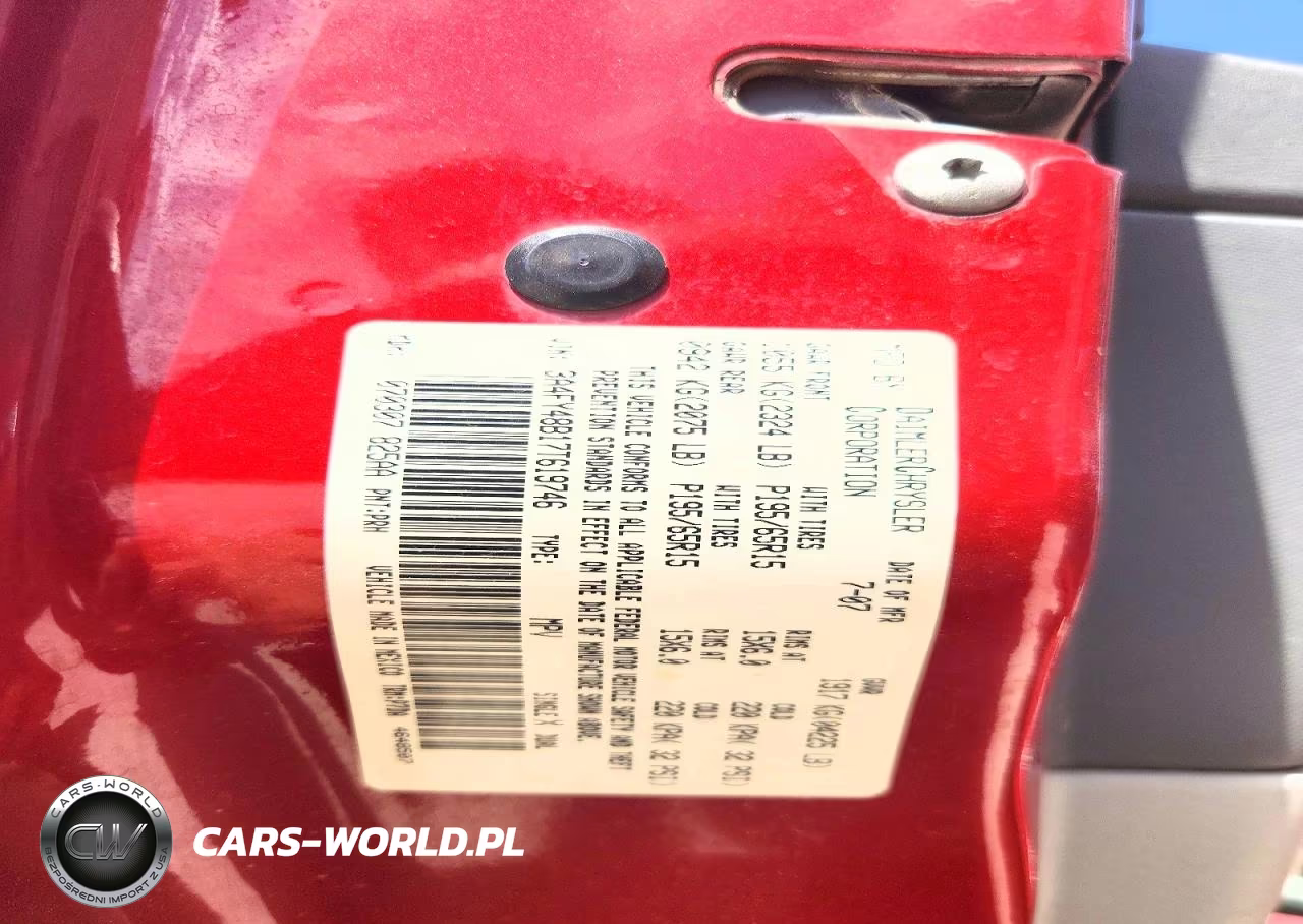 2007 Chrysler Pt Cruiser VIN:3A4FY48B17T619746 - 12