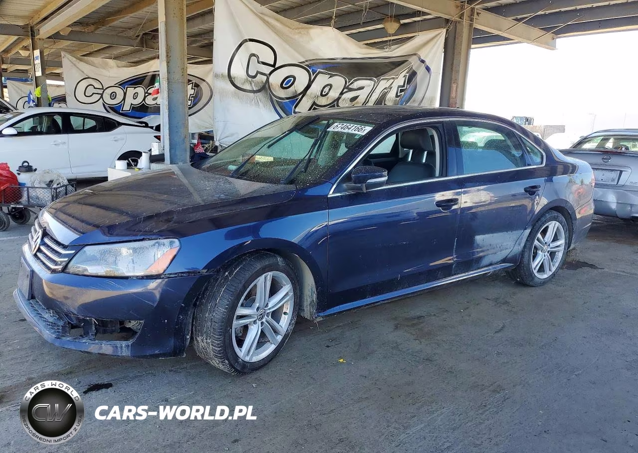 2014 Volkswagen Passat Se VIN:1VWBT7A32EC058325 - 1