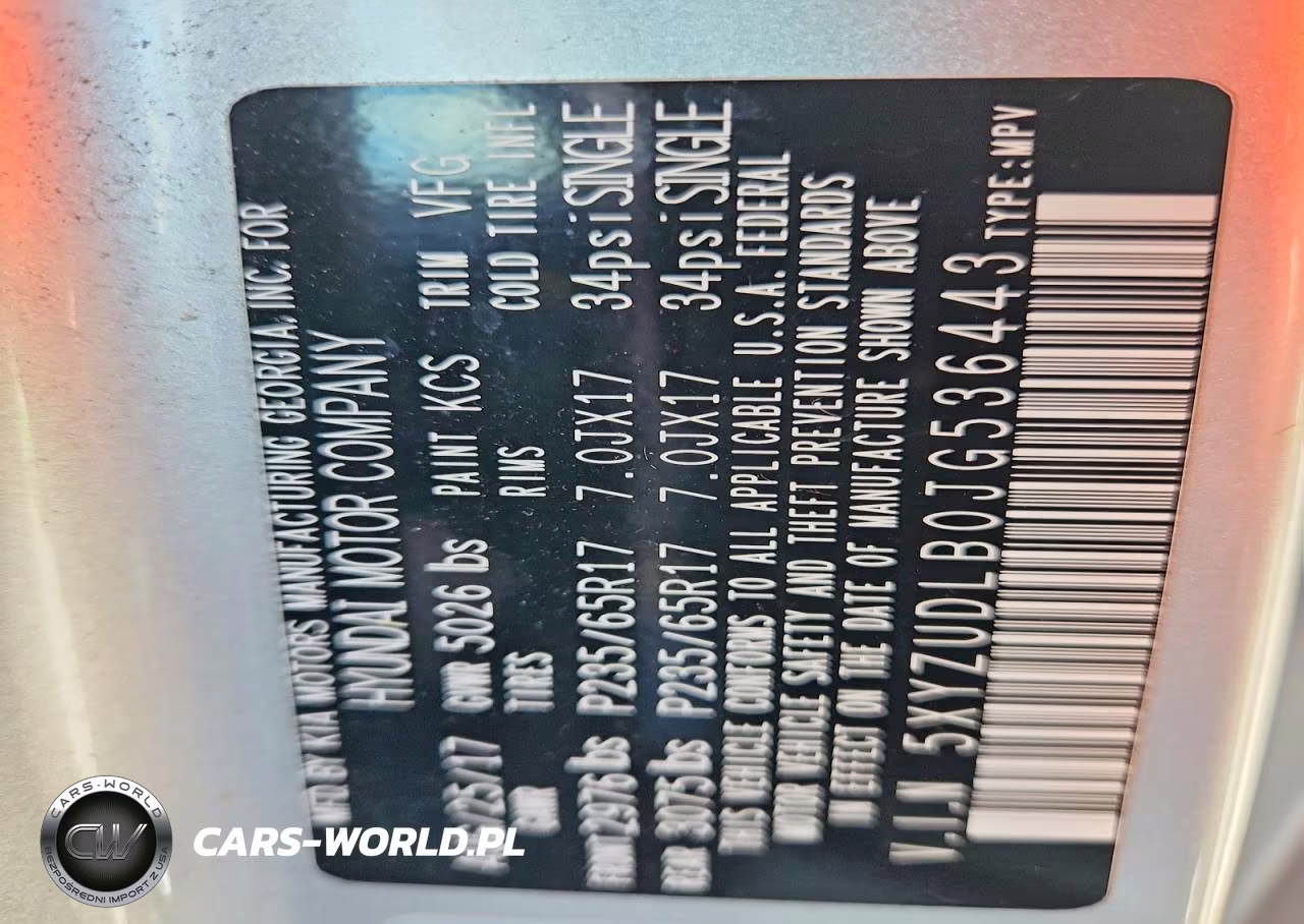 2018 Hyundai Santa Fe Sport 2.4L VIN:5XYZUDLB0JG536443 - 13