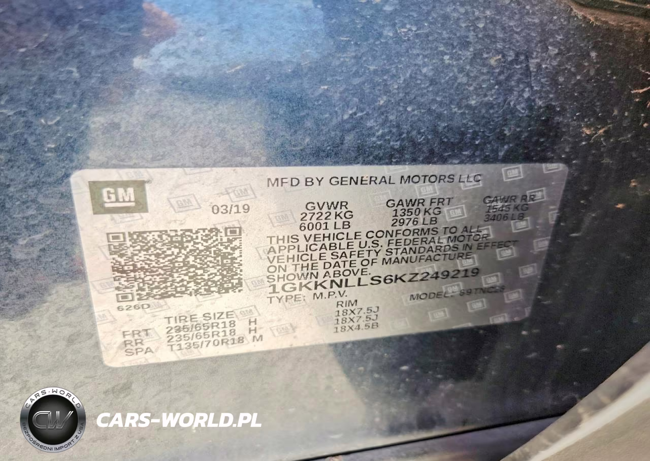 2019 GMC Acadia Sle VIN:1GKKNLLS6KZ249219 - 13