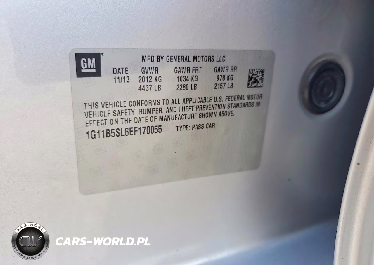 2014 Chevrolet Malibu Ls VIN:1G11B5SL6EF170055 - 13