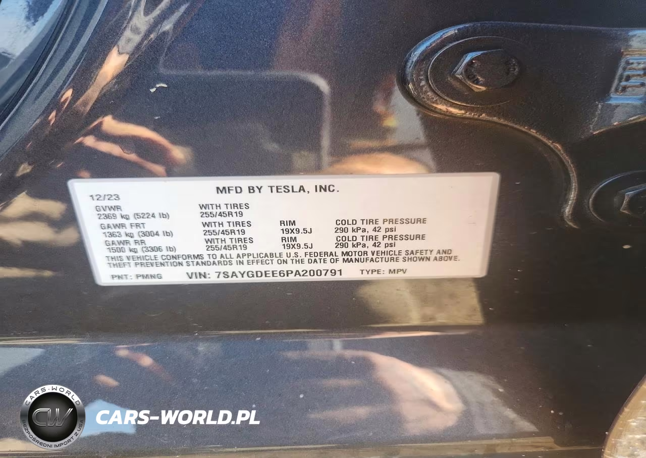 2023 Tesla Model Y VIN:7SAYGDEE6PA200791 - 12