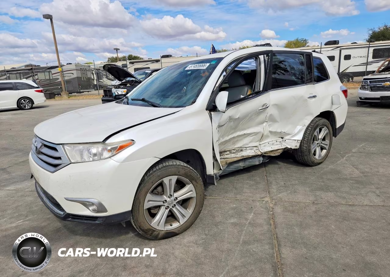 2012 Toyota Highlander Limited VIN:5TDDK3EH7CS132024 - 1