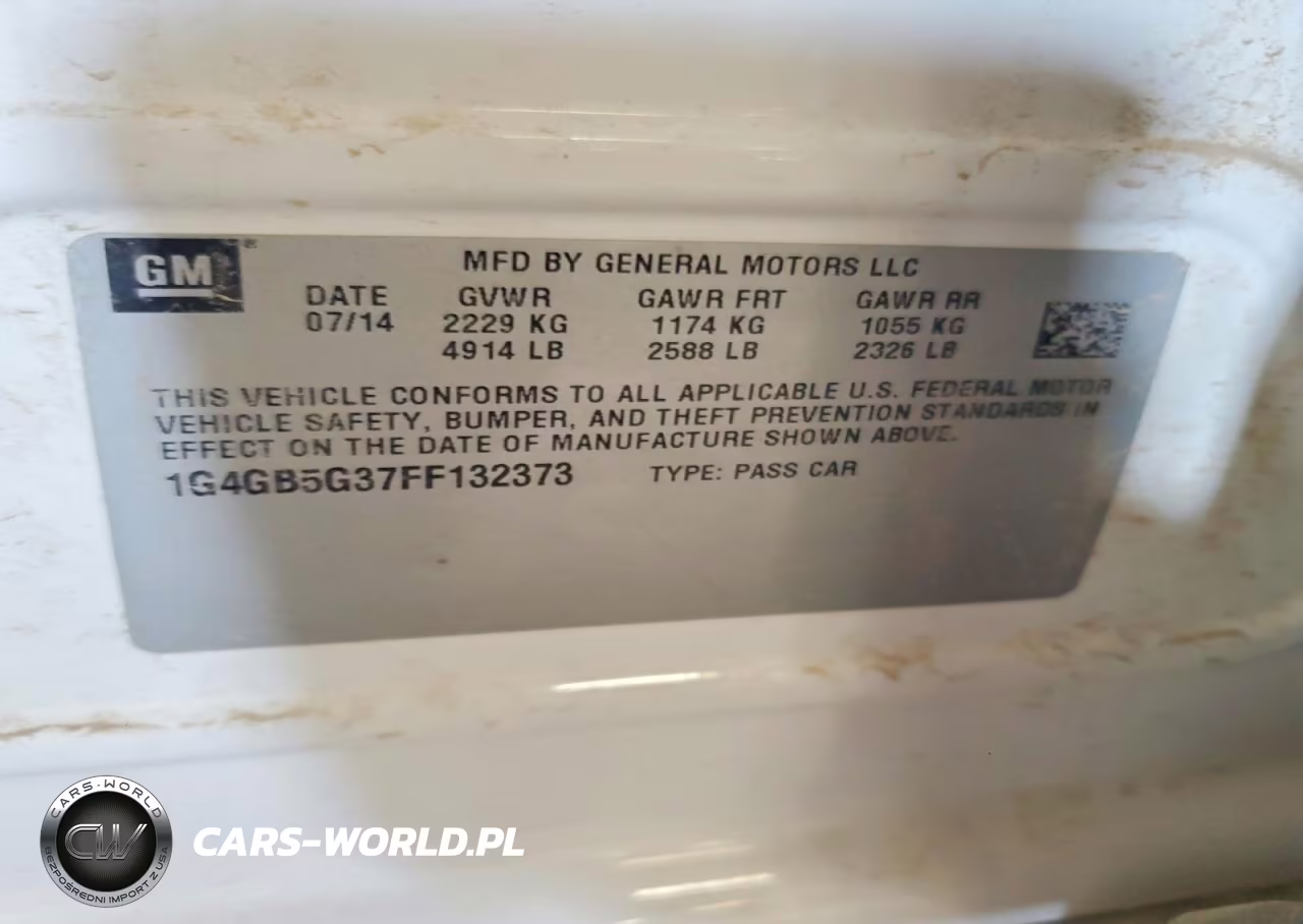 2015 Buick Lacrosse VIN:1G4GB5G37FF132373 - 12