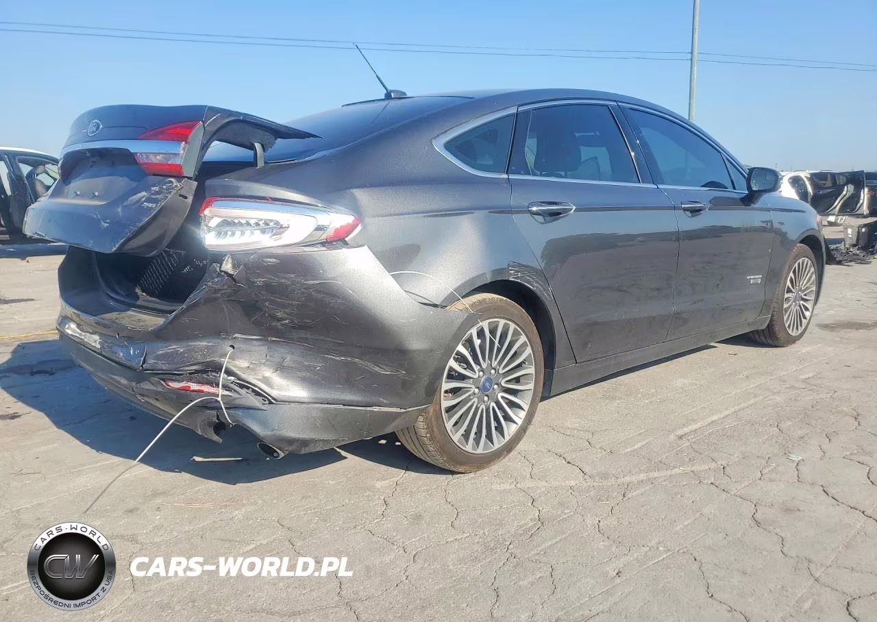 2018 Ford Fusion Se Phev VIN:3FA6P0PU5JR123573 - 3