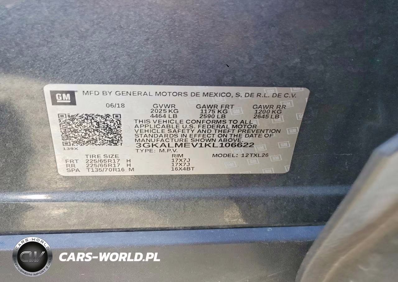 2019 GMC Terrain Sle VIN:3GKALMEV1KL106622 - 14