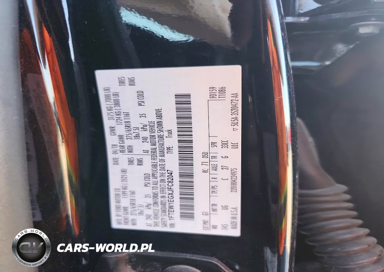 2018 Ford F150 Supercrew VIN:1FTEW1EGXJFC82047 - 12