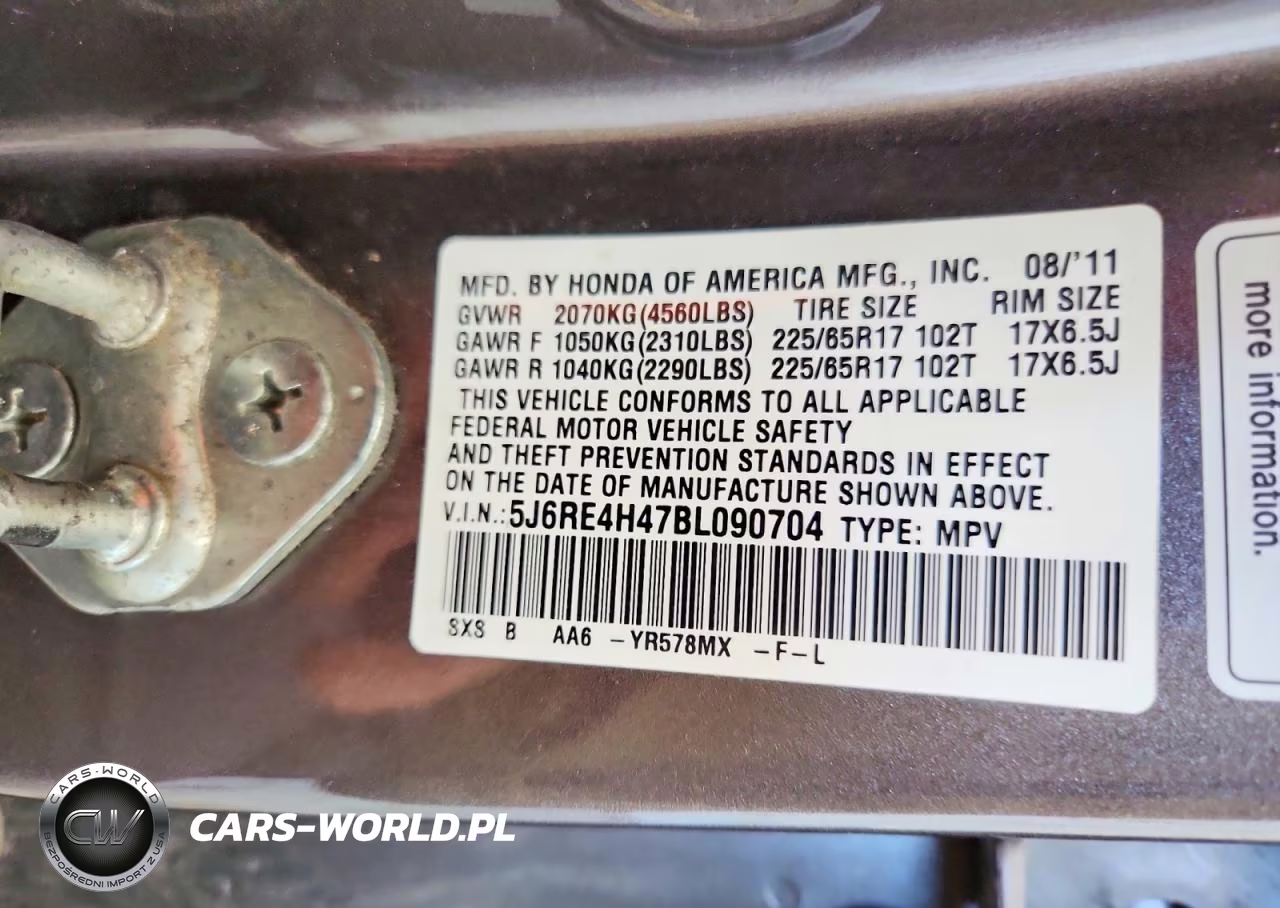 2011 Honda Cr-V Se VIN:5J6RE4H47BL090704 - 13