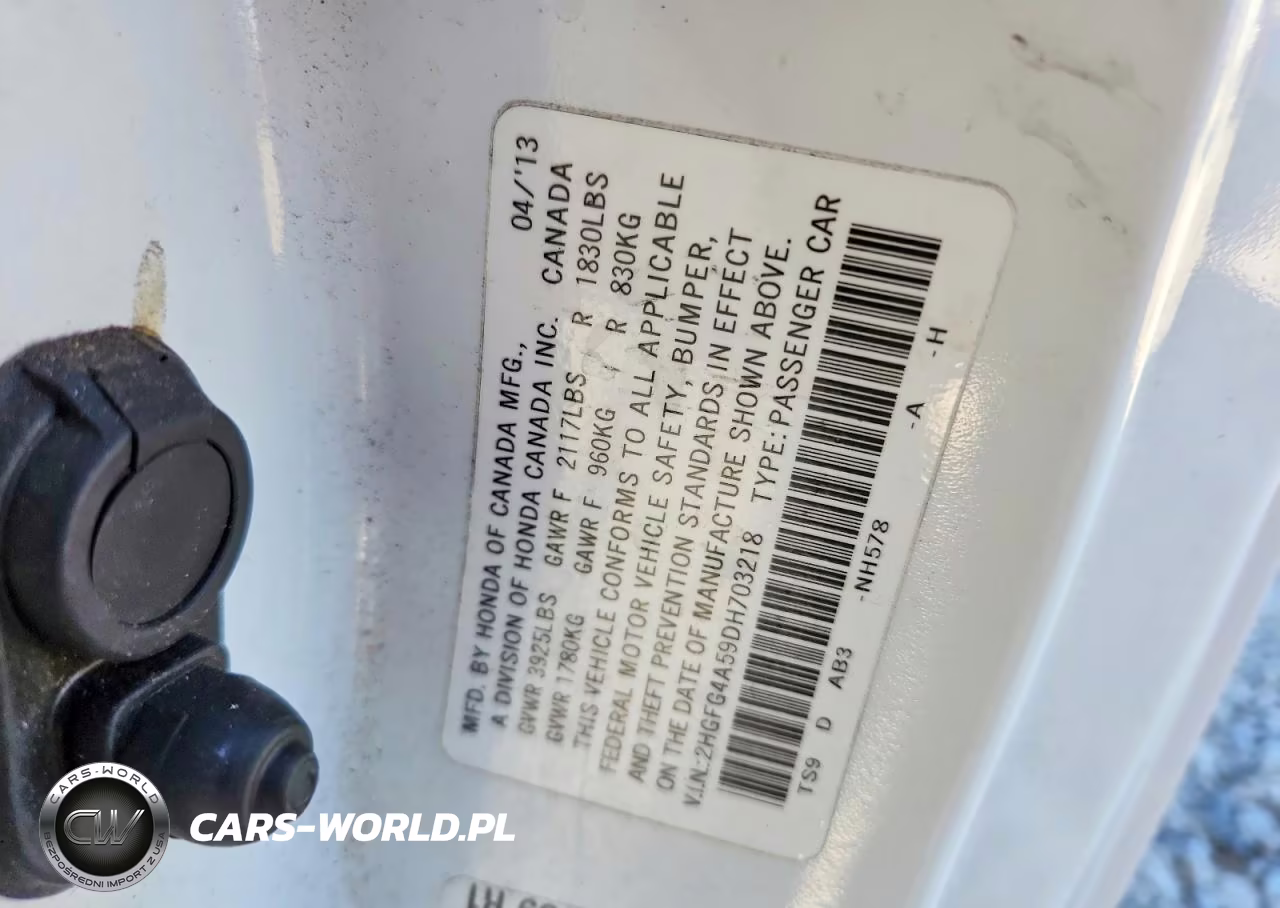 2013 Honda Civic Si VIN:2HGFG4A59DH703218 - 12