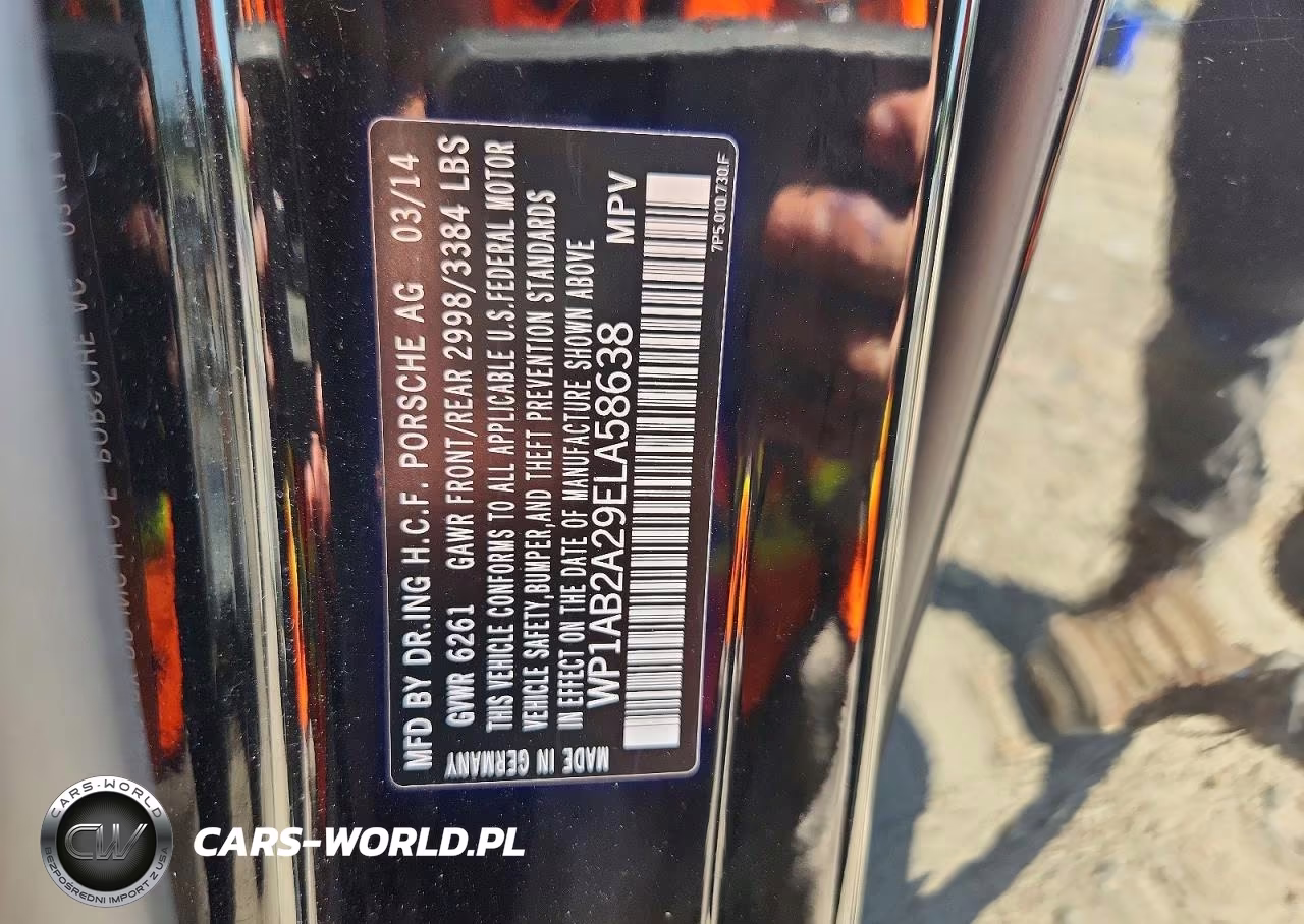 2014 Porsche Cayenne S VIN:WP1AB2A29ELA58638 - 13