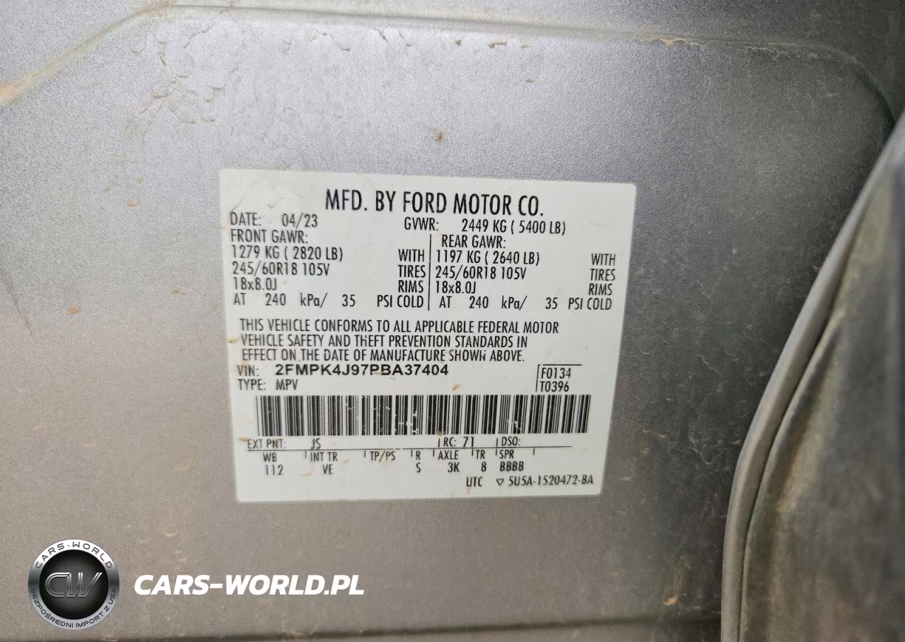 2023 Ford Edge Sel VIN:2FMPK4J97PBA37404 - 13