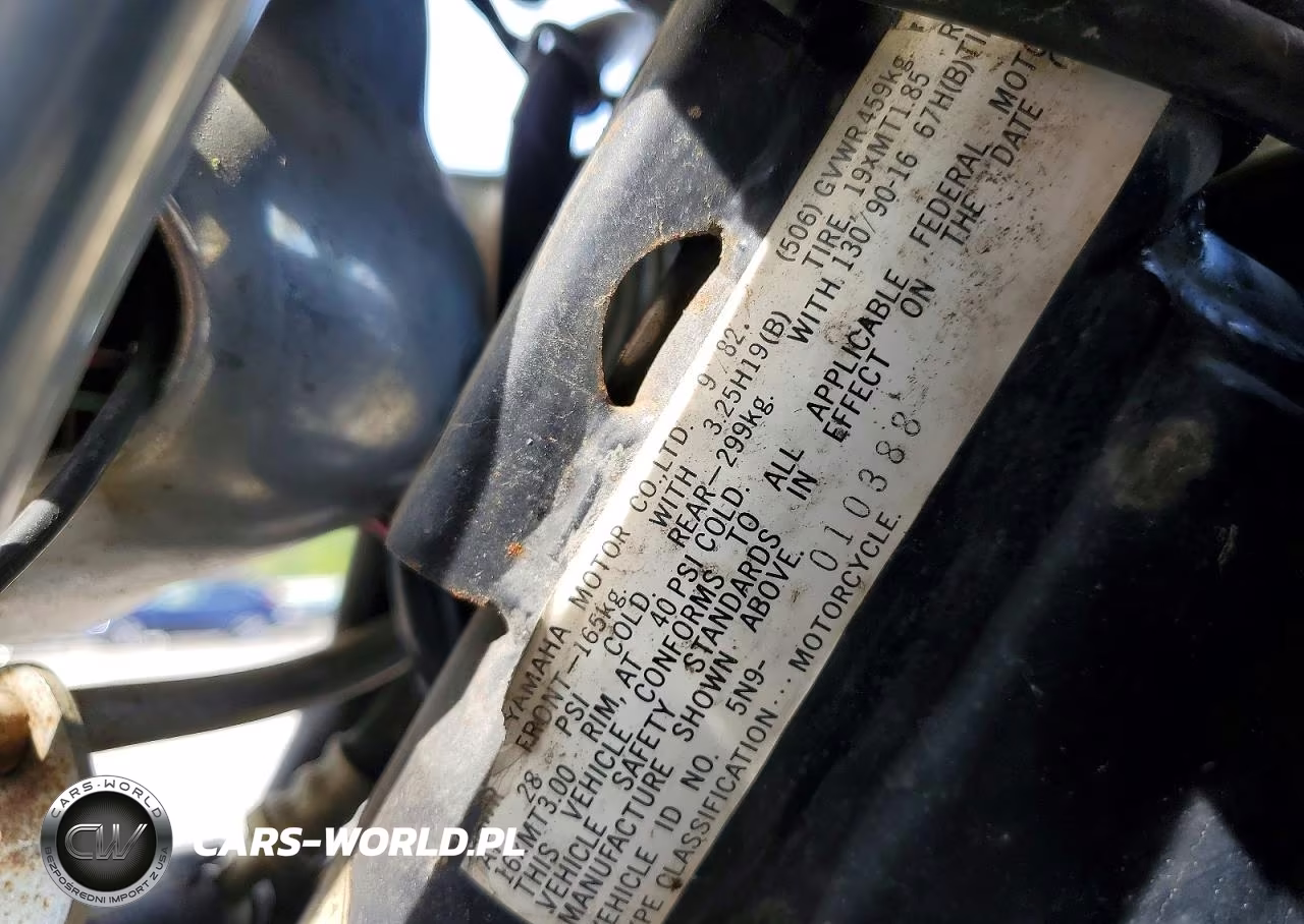 1983 Yamaha 650 VIN:5N9010388 - 10