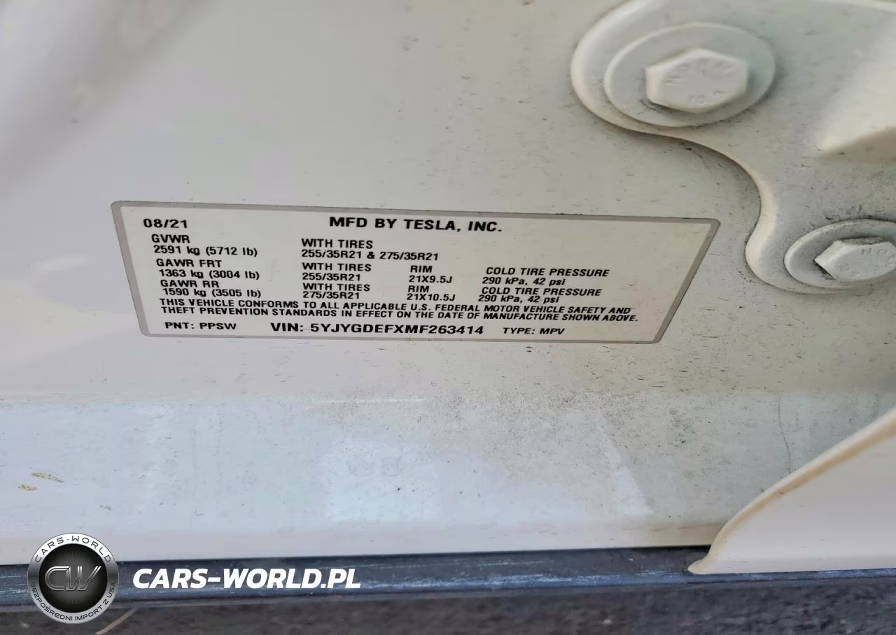2021 Tesla Model Y VIN:5YJYGDEFXMF263414 - 13
