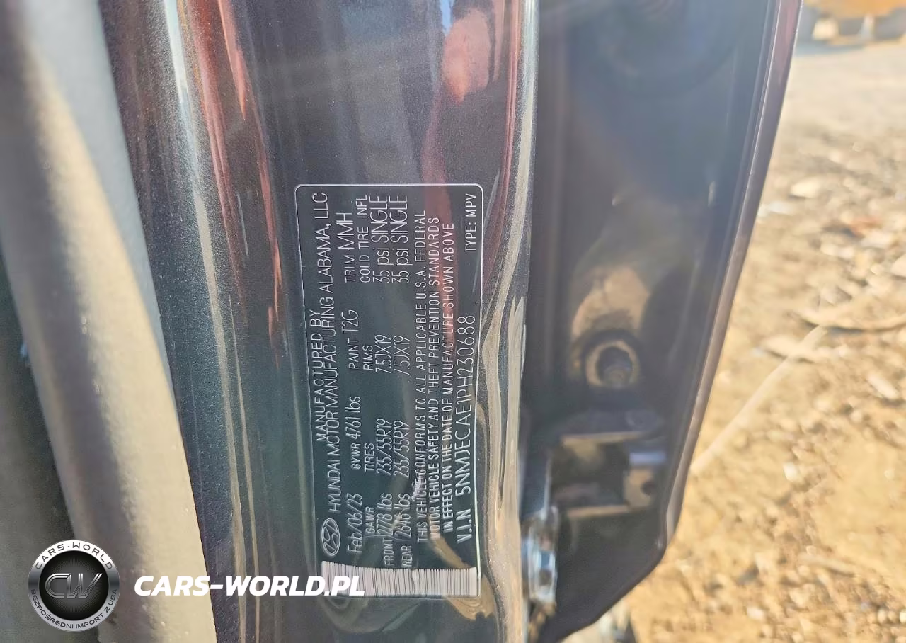 2023 Hyundai Tucson Limited VIN:5NMJECAE1PH230688 - 13