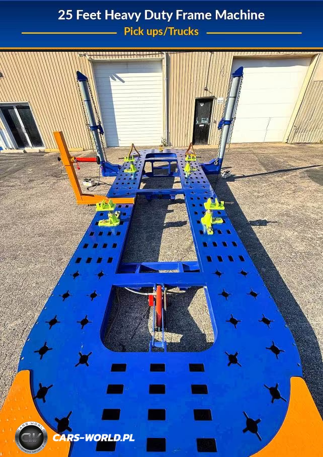 2023 25 Feet Long Two Post Heavy Duty Frame Machine Pick Ups-Trucks