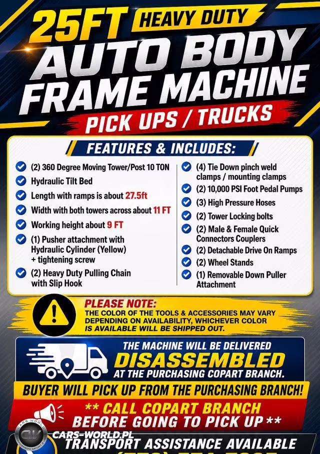 2023 25 Feet Long Two Post Heavy Duty Frame Machine Pick Ups-Trucks VIN:38911459 - 10