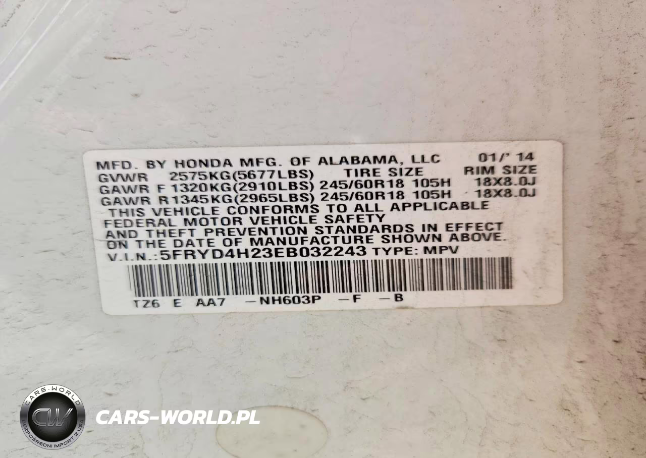 2014 Acura Mdx VIN:5FRYD4H23EB032243 - 13