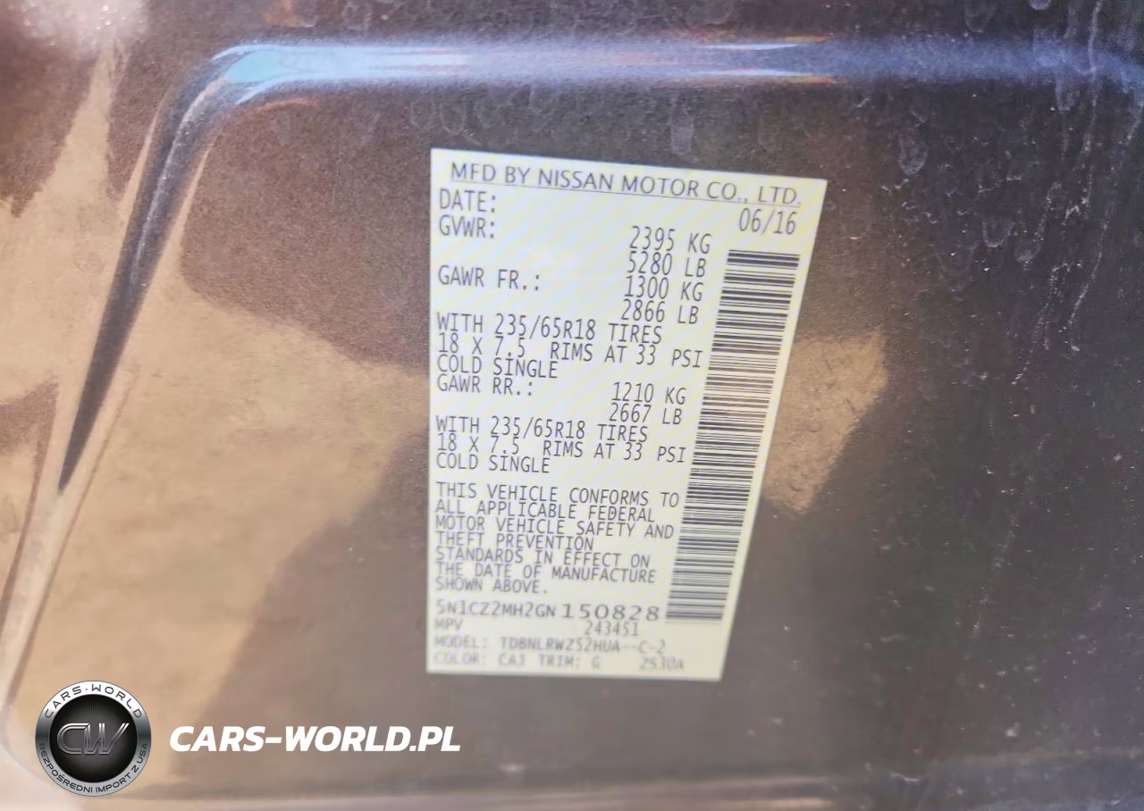 2016 Nissan Murano Hybrid Sl VIN:5N1CZ2MH2GN150828 - 13