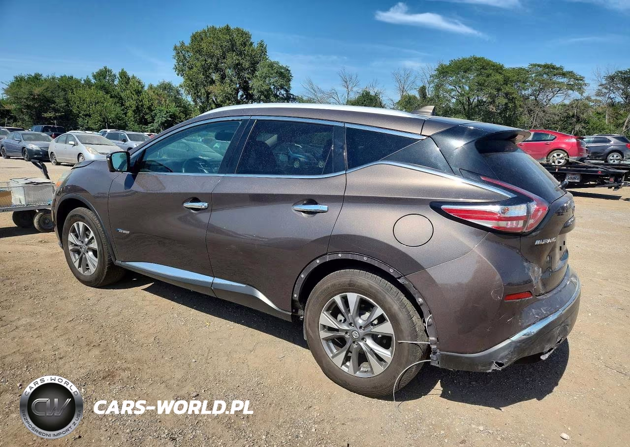2016 Nissan Murano Hybrid Sl VIN:5N1CZ2MH2GN150828 - 2