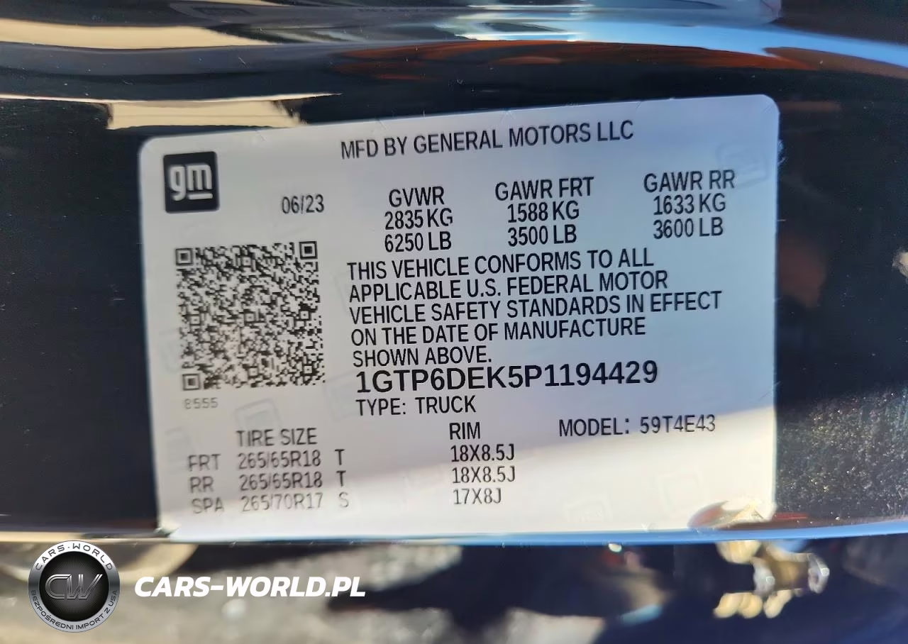 2023 GMC Canyon At4 VIN:1GTP6DEK5P1194429 - 12