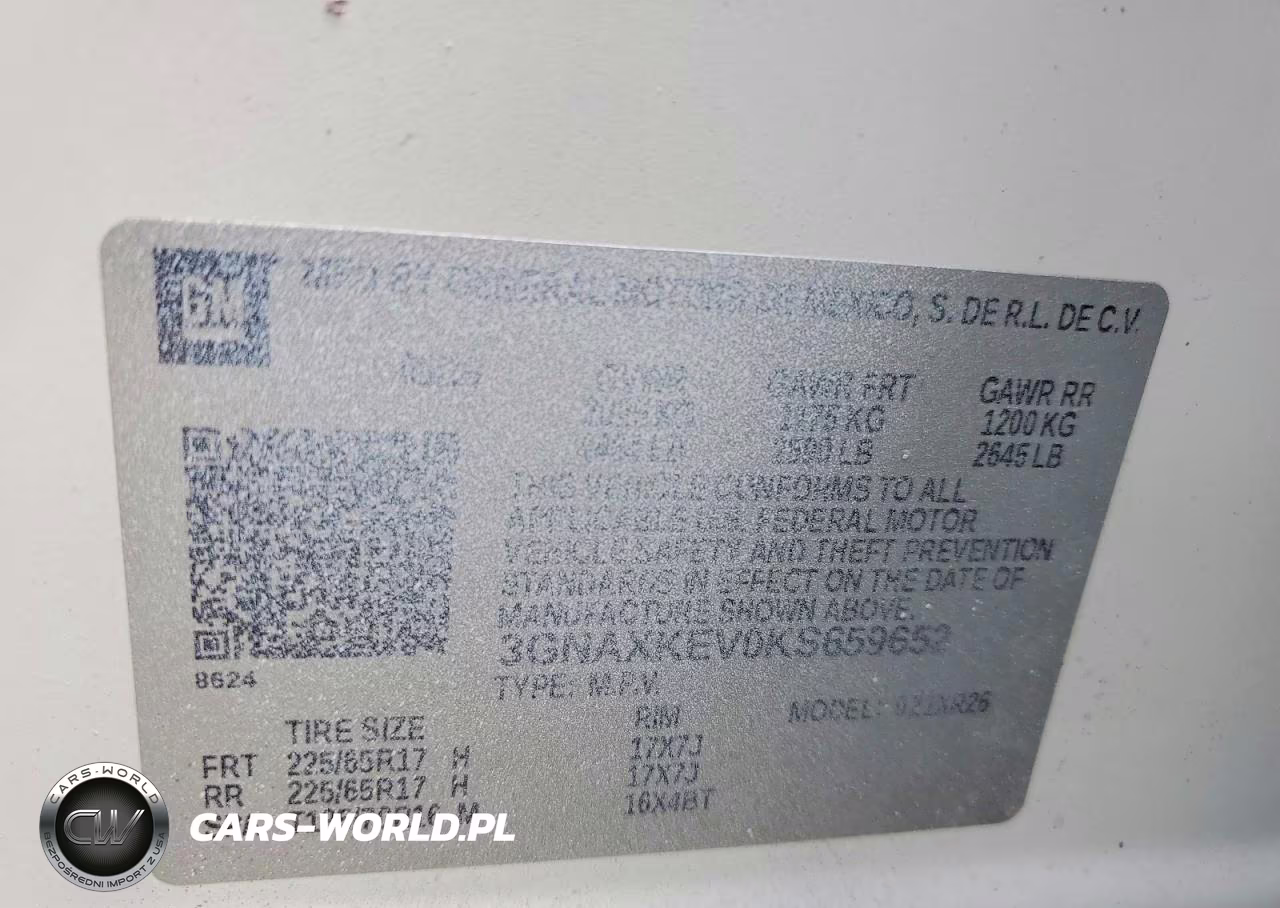 2019 Chevrolet Equinox Lt VIN:3GNAXKEV0KS659652 - 12