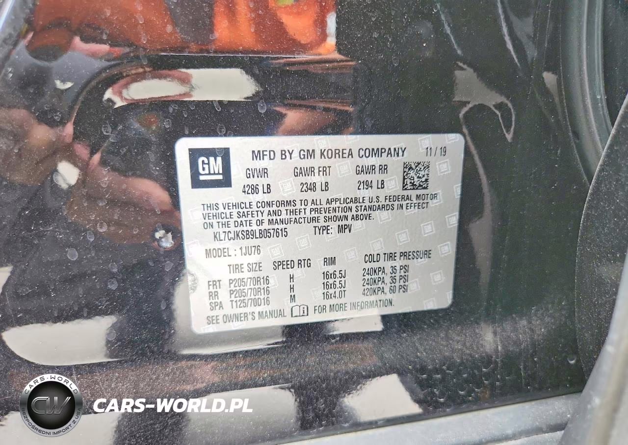 2020 Chevrolet Trax Ls VIN:KL7CJKSB9LB057615 - 14