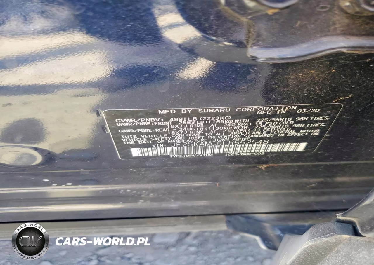 2020 Subaru Forester Sport VIN:JF2SKAMC5LH552548 - 14