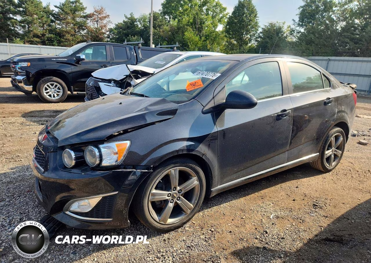 2015 Chevrolet Sonic Rs VIN:1G1JG5SB9F4126492 - 1