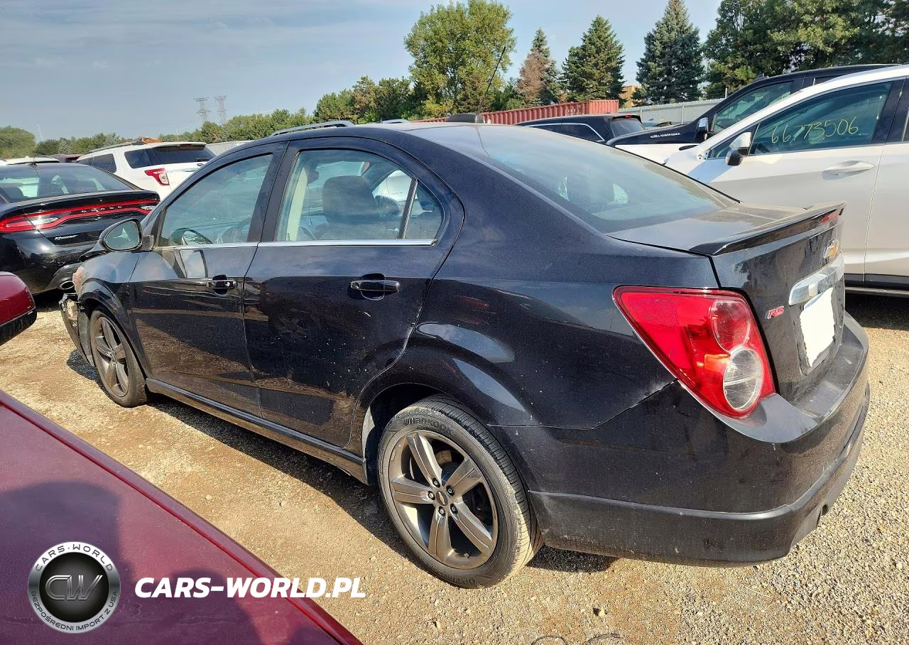 2015 Chevrolet Sonic Rs VIN:1G1JG5SB9F4126492 - 2