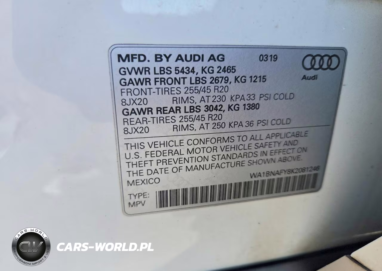 2019 Audi Q5 Premium Plus VIN:WA1BNAFY8K2081246 - 13