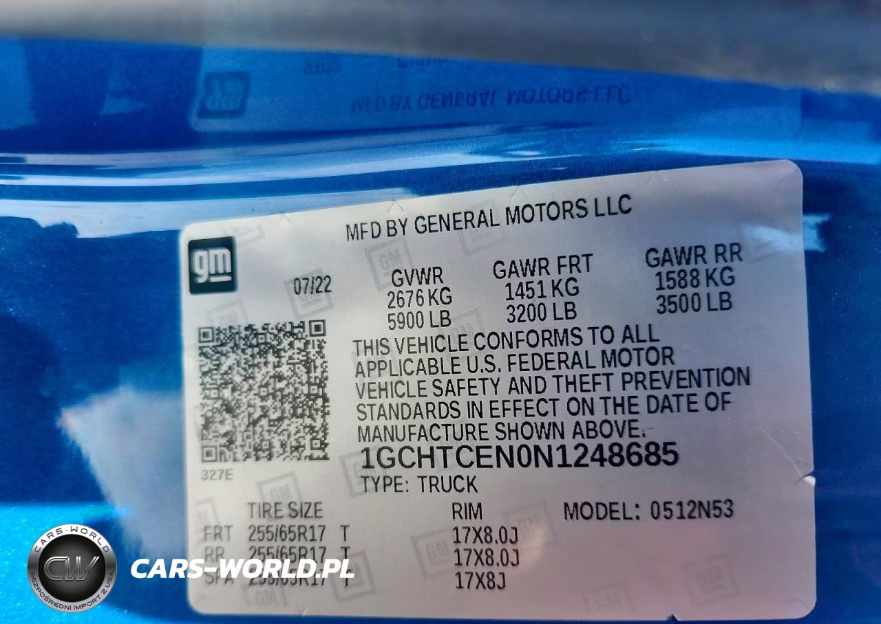 2022 Chevrolet Colorado Lt VIN:1GCHTCEN0N1248685 - 12