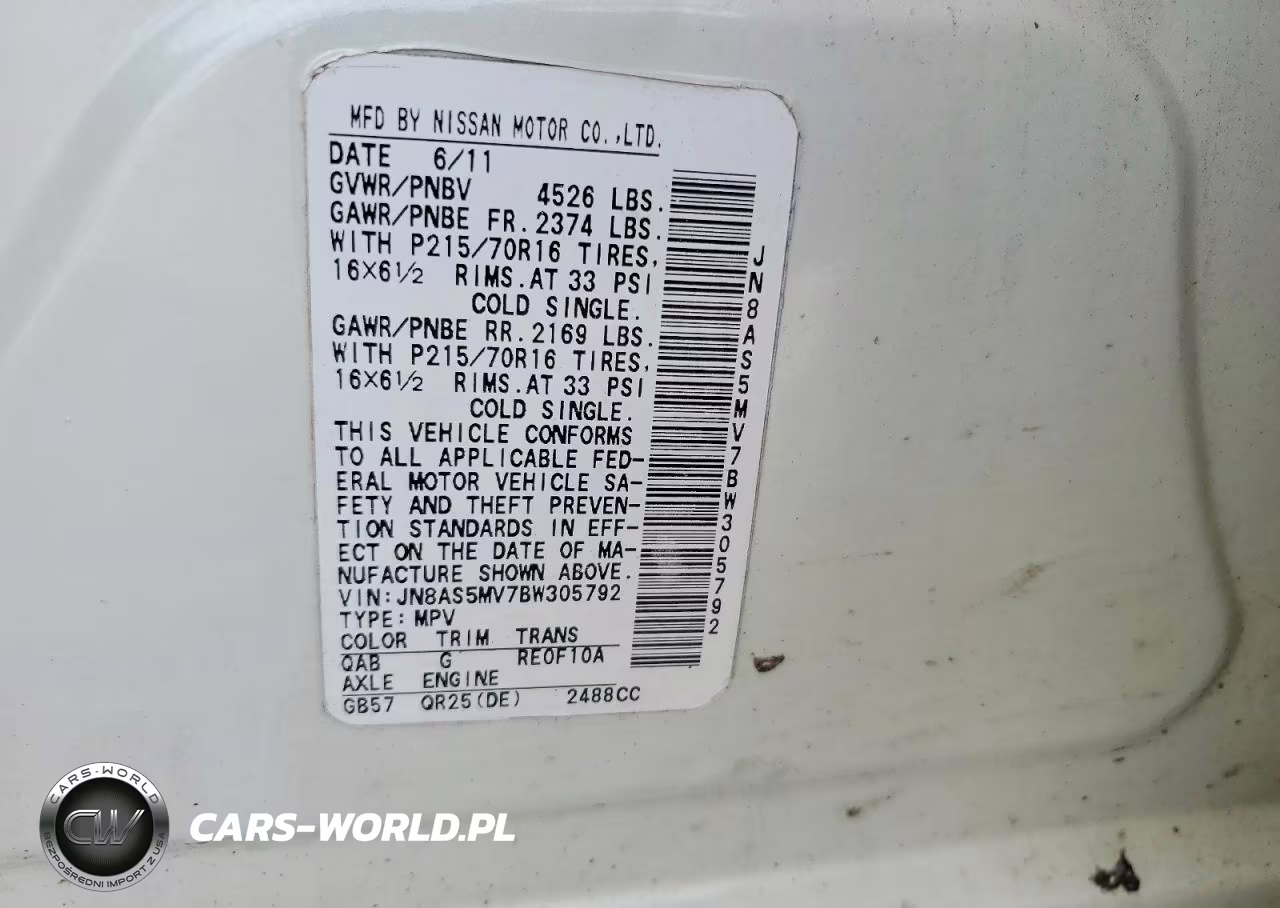 2011 Nissan Rogue S VIN:JN8AS5MV7BW305792 - 13
