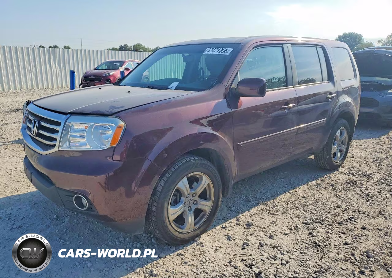 2015 Honda Pilot Exl VIN:5FNYF3H55FB003764 - 1