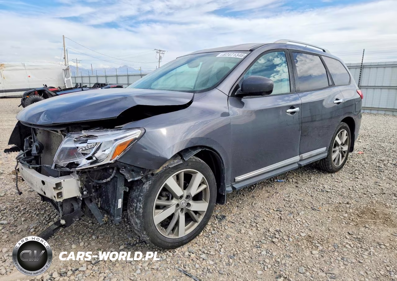 2014 Nissan Pathfinder Platinum VIN:5N1AR2MMXEC703223 - 1