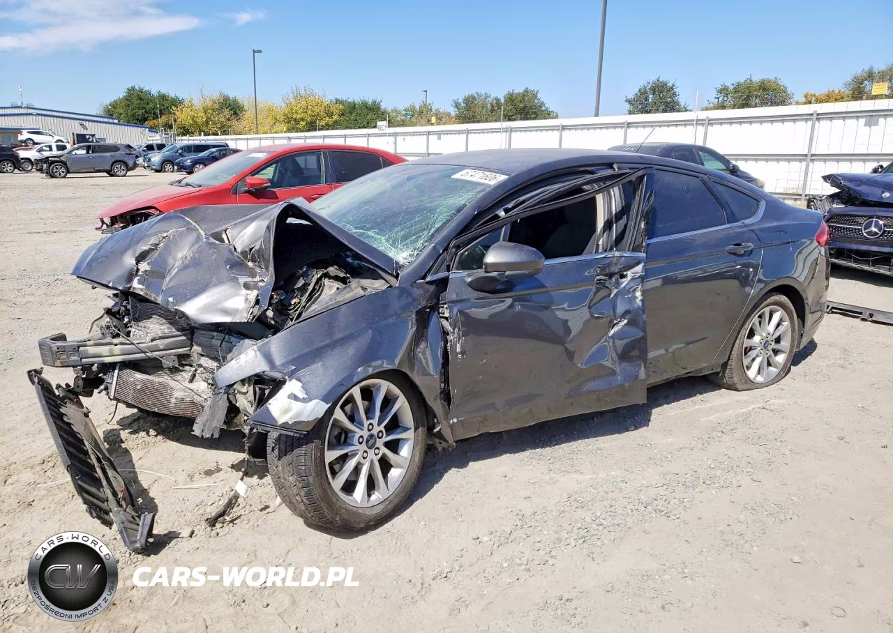 2017 Ford Fusion Se VIN:3FA6P0HD5HR255659 - 1